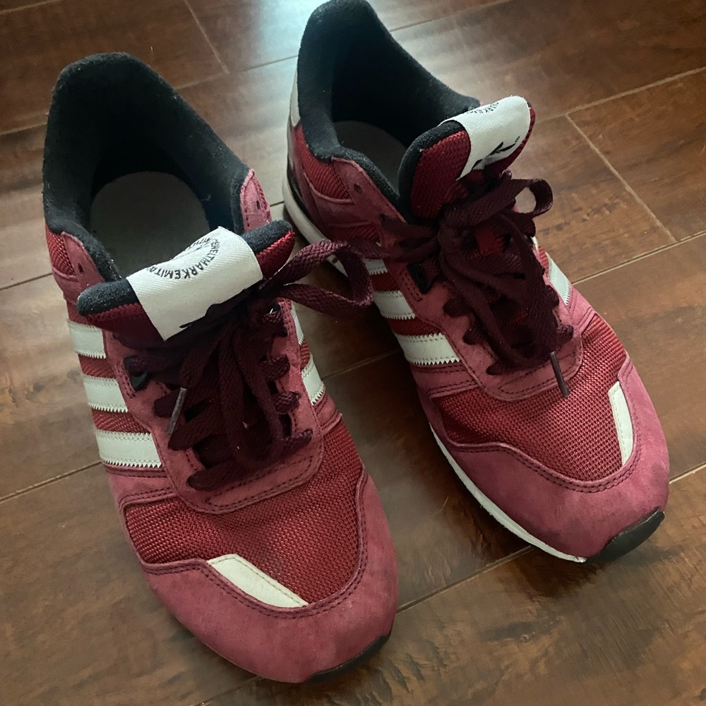 Adidas Burgundy Collegiate Sneakers